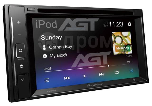 Автомагнитола Pioneer AVH A240BT 6 2 CD DVD USB AUX Bluetooth WebLink