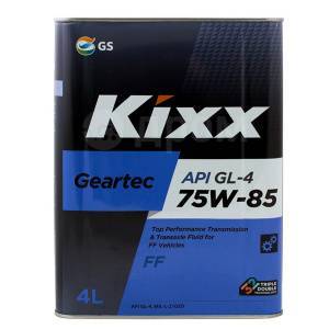 KIXX Geartec GL 4 75W85 4 литра полусинтетическое 4 00 л мкпп для