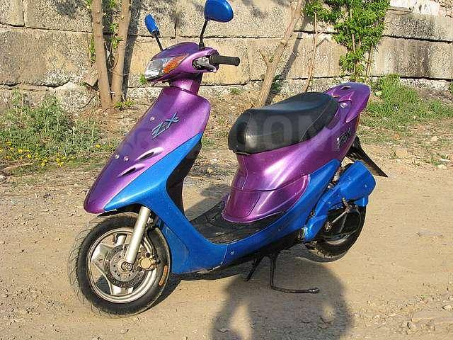 Honda Dio 28zx сине фиолетовый