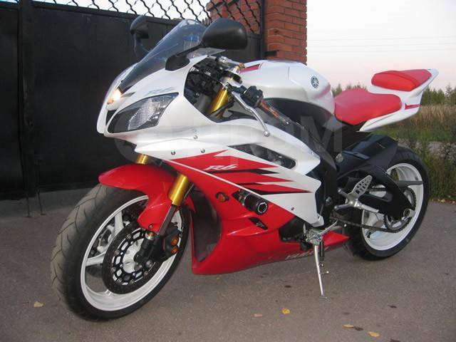 Yamaha r6 красная