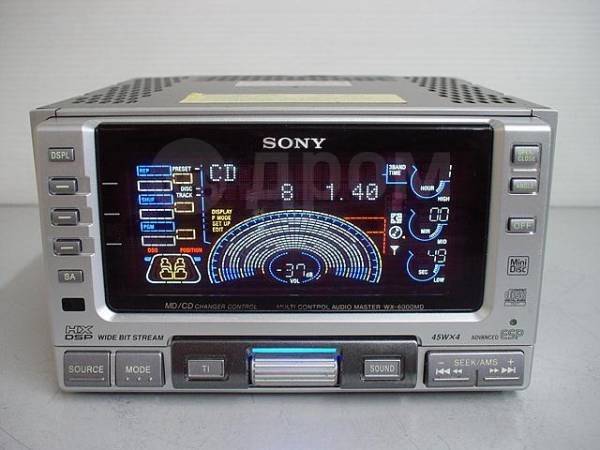 SONY CD MD AUDIO MASTER WX-6000MD - カーオーディオ