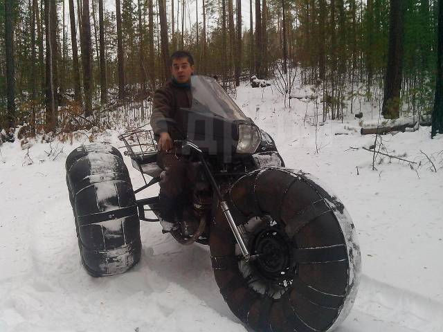 Самодельный квадроцикл из мотоцикла иж планета.