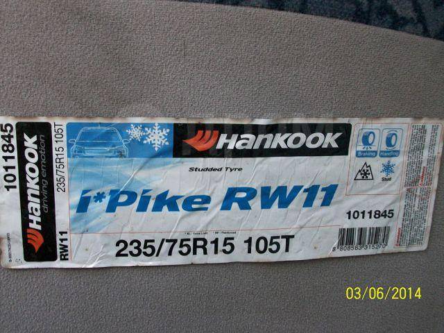 Hankook i*pike RW11. ,  , 2012 , /,  5% 