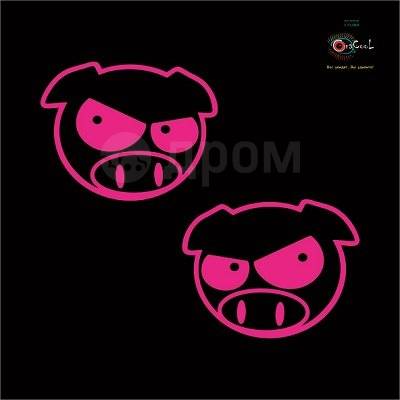 Купить Парные наклейки Subaru Pig Angry во Владивостоке по цене: 300 ...