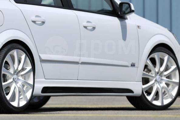 Опель астра как снять накладку порога Купить Обвес на Opel Astra H / Twin-Top Rieger в Москве по цене: 18 500 ₽ - част