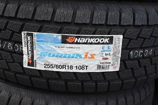 255 60. Hankook Nordik is rw08. 255.60R18 Hankook Nordik глубина протектора.