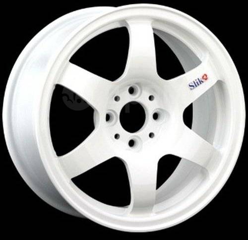 Литые диски белого цвета фото Диски Slik 15", 1 шт, 4x98, кованый, 58,6 мм. 4 шт, б/у, в наличии. Цена: 22 000