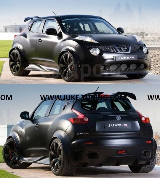Накладки на капот Nissan Juke