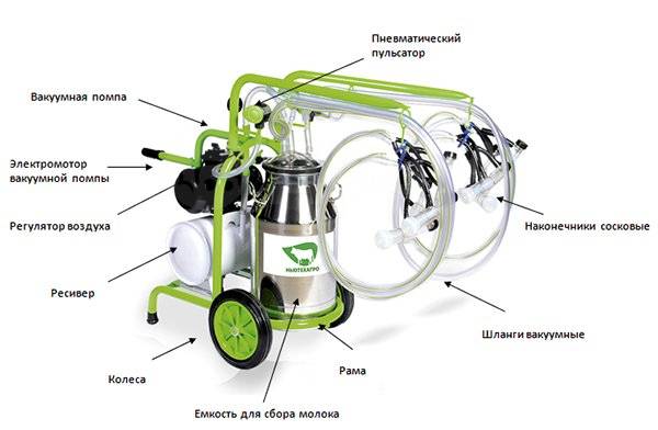Доильный аппарат волга принцип работы