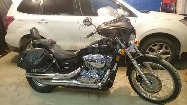 Ветровое стекло на Honda Shadow 750