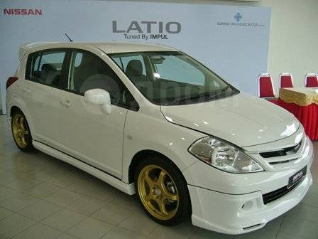 Запчасти автотюнинга. Тюнинг Nissan Tiida (2004-2012)