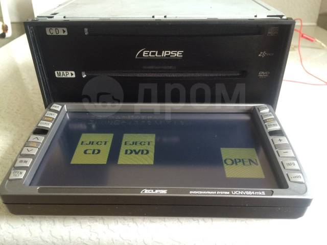 Eclipse ucnv884mk2 DVD/CD/AV/NAVI System Торги с рубля! Без минималки, 2  DIN — 178x100 мм, в наличии в Хабаровске