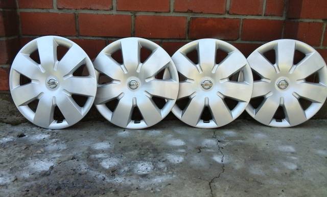 Колпаки R-14 Nissan оригинал япония(33), 14", 4 шт, 4 шт, б/у, в ...