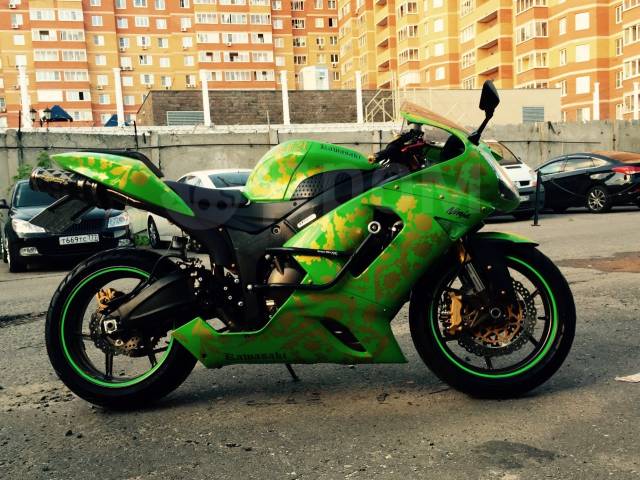 Байк стант райдинг Kawasaki zx636 Ninja