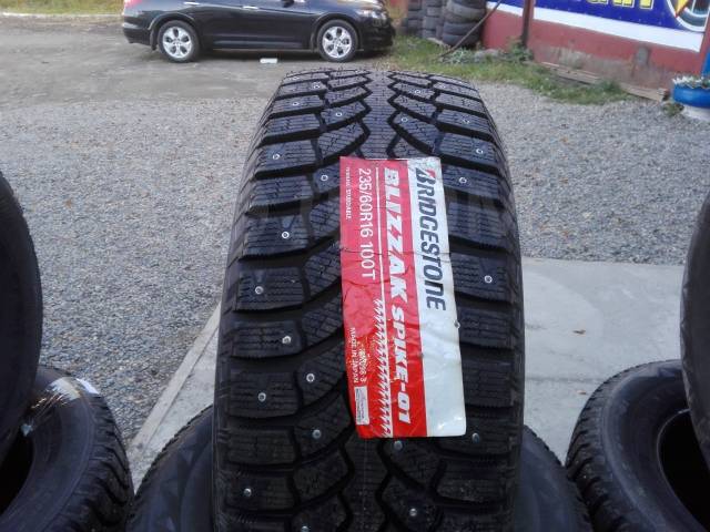Bridgestone Blizzak Spike-01, 235/60R16, 16", 1 шт, в наличии, 235 мм ...