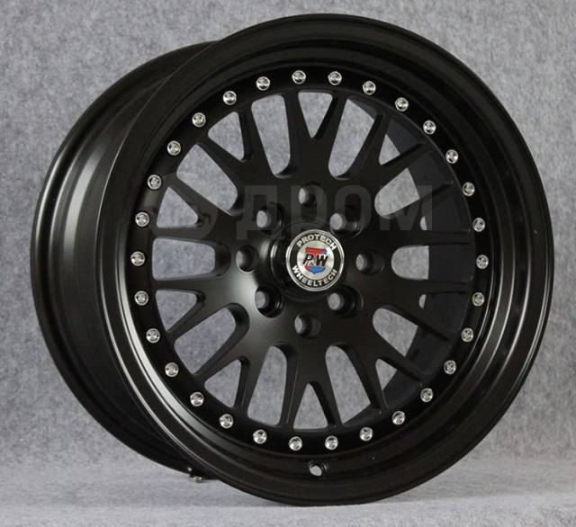 Новые диски ESM 007 R15 4X100/114.3 ET20 J8 черные матовые, 15", 1 шт ...