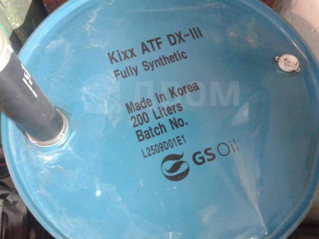 Дикстрон в акпп, Kixx -ATF DX-III, синтетическое, 1,00 л. DX-|||, ATF ...