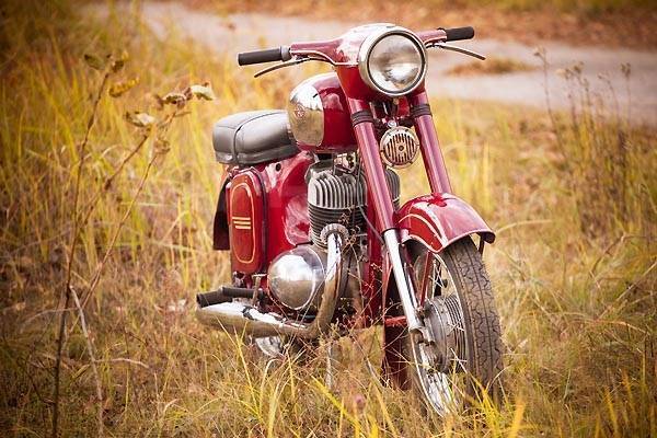 Jawa 350 638 на закате