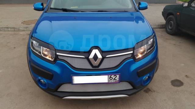 Реснички на передние фары Renault Sandero Stepway (2014-2018) № RERS-035100