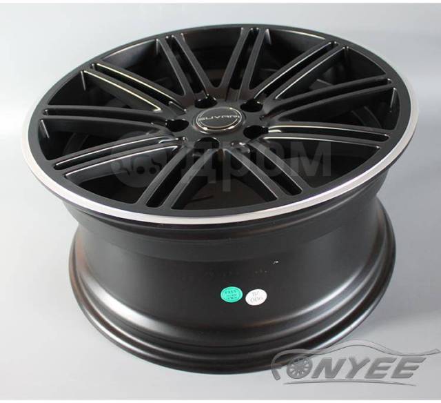 Новые диски Suvari R18 5x120 ET35 J8,5 черные мат + серебро, 18", 1 шт ...