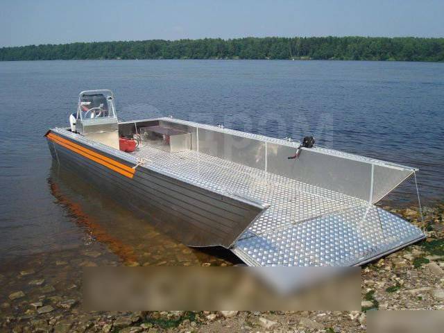 Продам алюминиевая лодка плоскодонка под мотор. Изготовление в Хабаровске