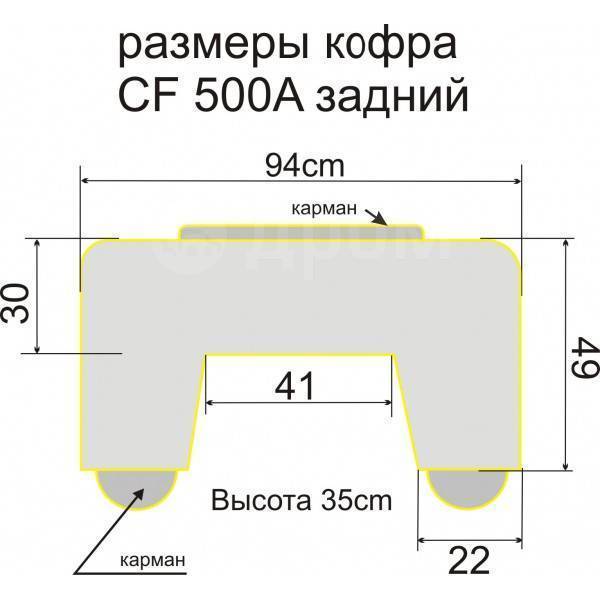Кофр для рулона с чертежами 5 букв