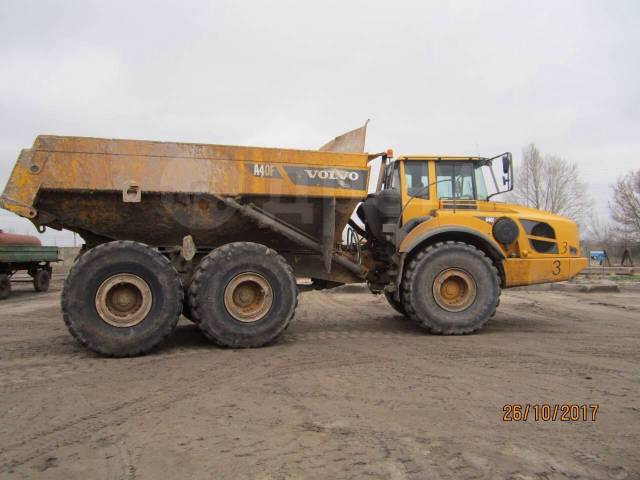 Сочлененный самосвал volvo a40f