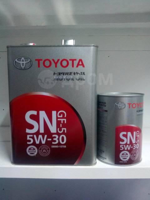 Масло моторное 5w 30 sn cf. Toyota SN cf5 5w30. 0888010706 Toyota масло моторное. Toyota SN 5w-30 4 л. Toyota SN/CF 5w-30 4л.