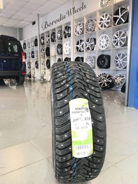Nokian Hakkapeliitta 8, 205/55 R16, 16", 1 шт, 205 мм, 55 %, радиальный ...