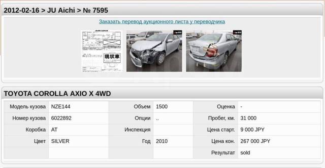 Как найти авто в статистике аукционов Японии