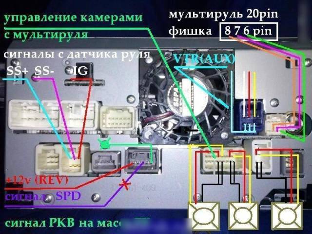 Как подключить штатную камеру тойота Toyota Адаптер Фишка Переходник Park Assist, б/у, под заказ. Цена: 500 ₽ в Хабар