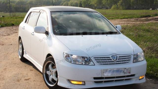 Реснички на фары (широкие) для Toyota Corolla NZE 120 2000-2007