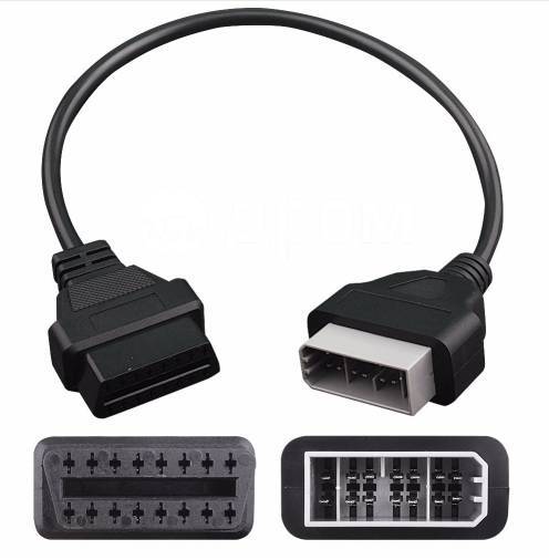 ᐉ Купить Переходник OBD2 на MITSUBISHI, HYUNDAI 12 pin на официальном сайте CARTOOLS