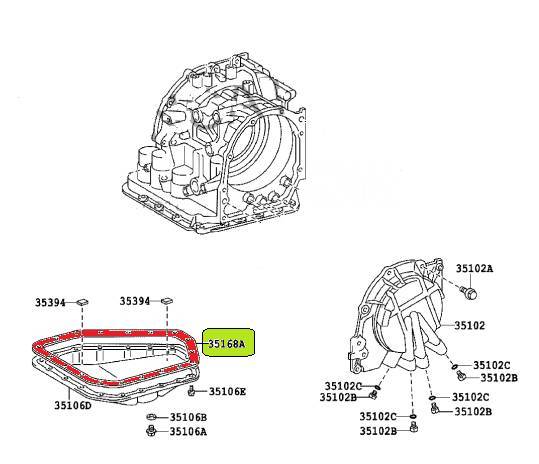 Toyota 35168 52010