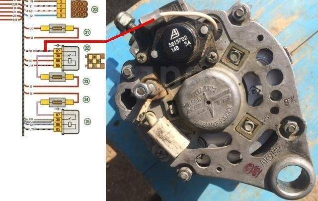 Переделка генератора ваз 2107 55а на 73