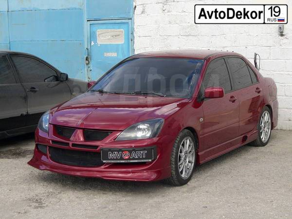 Передний бампер Mitsubishi Lancer 9 (комплект) в сборе