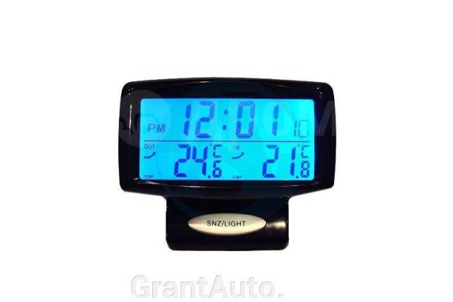 Купить Автомобильные часы-термометр SК 35-0 (с подсветкой) + Подарок в Новосибирске по цене: 400₽ — частное объявление на Дроме