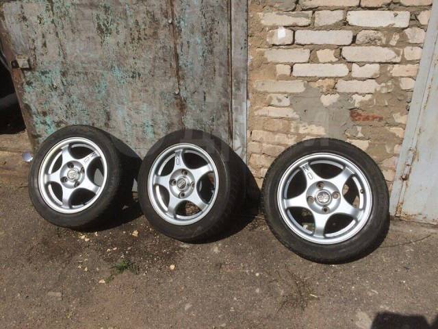 Диски oz Racing Enkei, 15", 1 шт, 4x114.3, литой, 3 шт, б/у, в наличии ...
