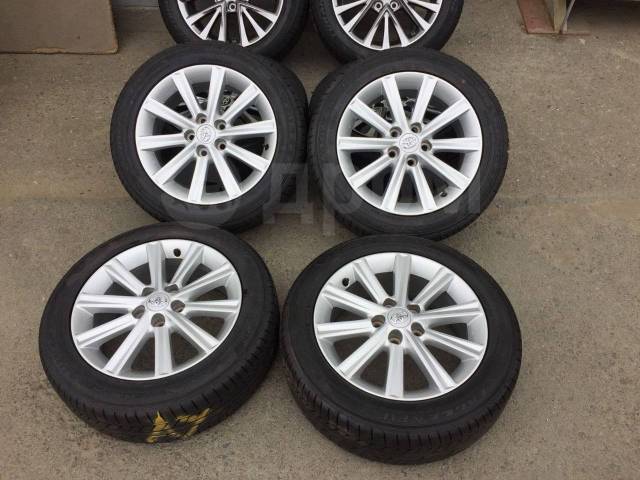 Как новое лето Гудиер 215/55 R17 на оригинальном литье Тойота Камри, 17 ...