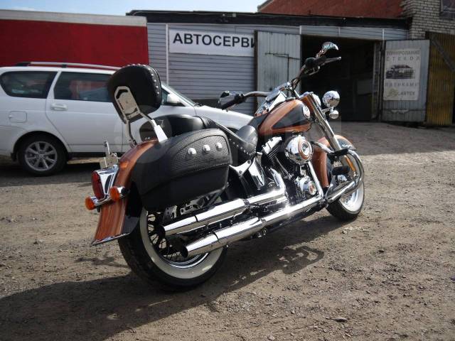 РњРѕС‚РѕС†РёРєР» Harley Davidson FLSTN Softail Deluxe