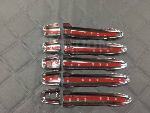 Купить Накладки на ручки дверей хром Toyota LAND Cruiser Prado (Прадо ...