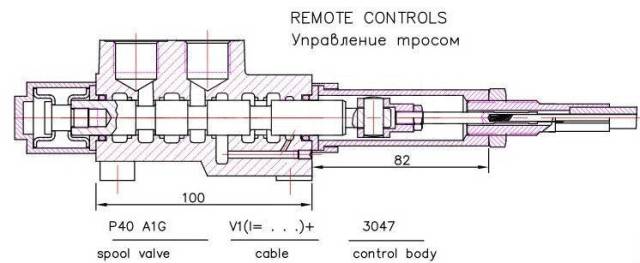 2р40 гидрораспределитель схема подключения