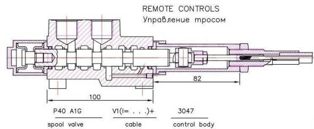 Р 40 распределитель схема