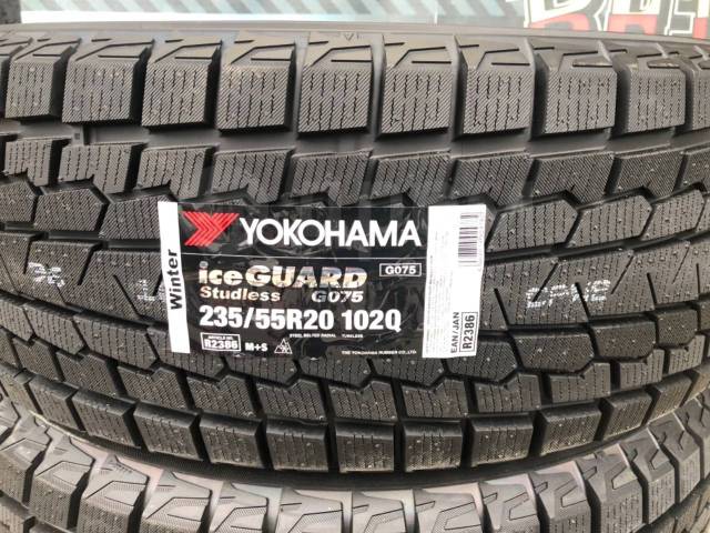 Зимние шины ice guard g075. 235/55r20 Yokohama g075 102q. 235/55 R 20 Yokohama g075. Yokohama 235/55r20 102q ICEGUARD studless g075. Yokohama ICEGUARD studless g075.