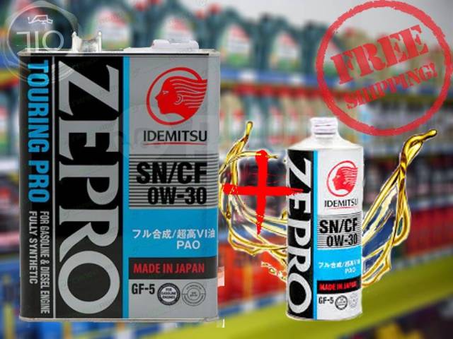 Idemitsu Zepro Touring PRO 0W-30 SN 4+1, синтетическое, SN, бензин, для ...