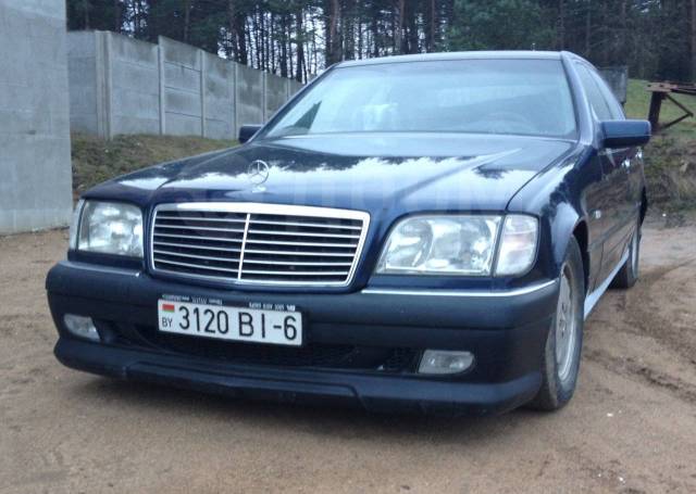 W140 бампер передний