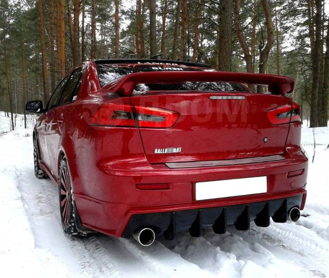 задний бампер mitsubishi lancer 10