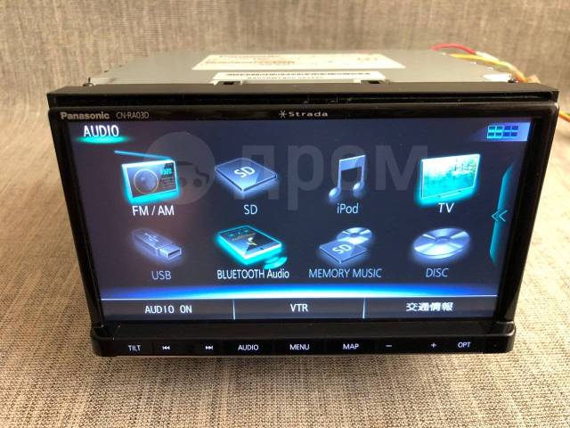 Магнитола Panasonic Strada CN-RA03D DVD, USB, SD, Bluetooth, 2 DIN