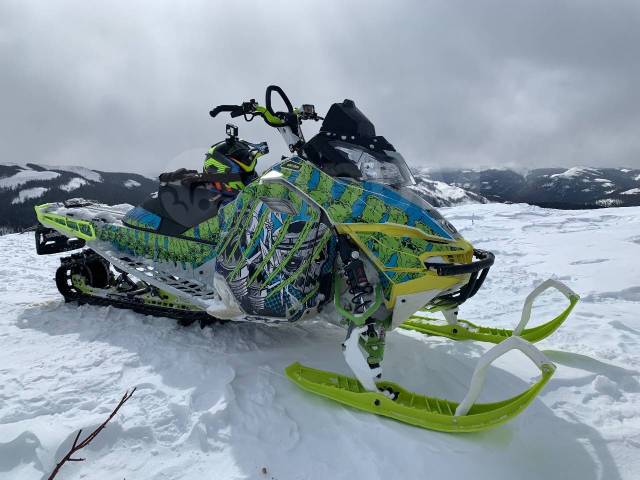 Ski Doo Freeride 154 в горах