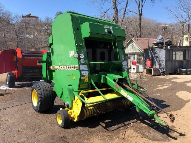 Пресс-подборщик John Deere 580, 1996 год, б/у без пробега по рф ...